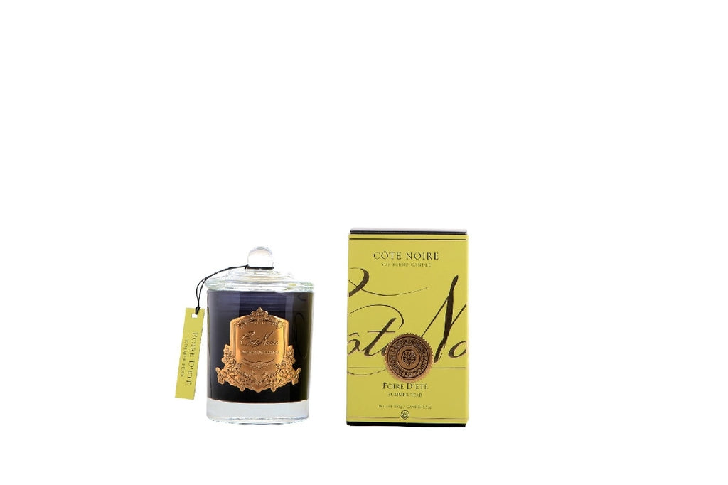 COTE NOIRE SUMMER PEAR CANDLE -GOLD-185g