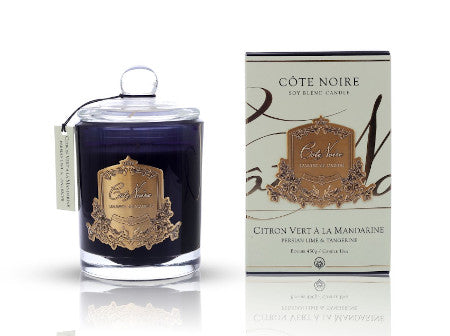 COTE NOIRE CANDLE PERSIAN LIME AND TANGERINE - GOLD