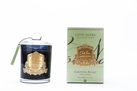 COTE NOIRE SOY BLEND CANDLE WHITE GARDENIA- GOLD 450g